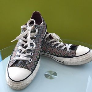 Missoni chevron Converse runners. Worn 3 times.